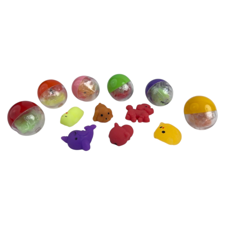 Игрушки в капсулах 34х30 мм Зефирки 250 шт/уп 