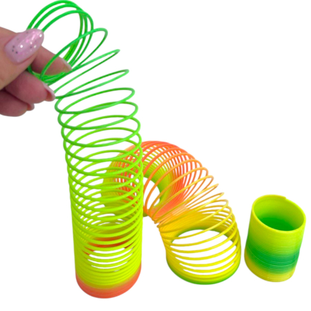 Игрушка-пружинка Радуга 3 в 1, мультицвет, 12 шт/уп