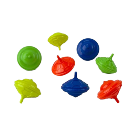 Игрушка Волчок цветной 100 шт/уп