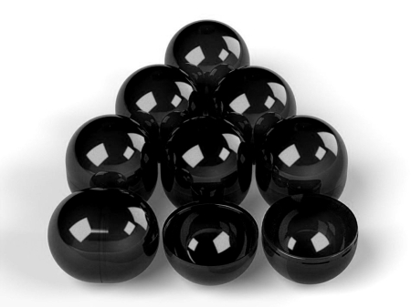 Капсула 34х30 мм ЦВЕТНЫЕ (черные)