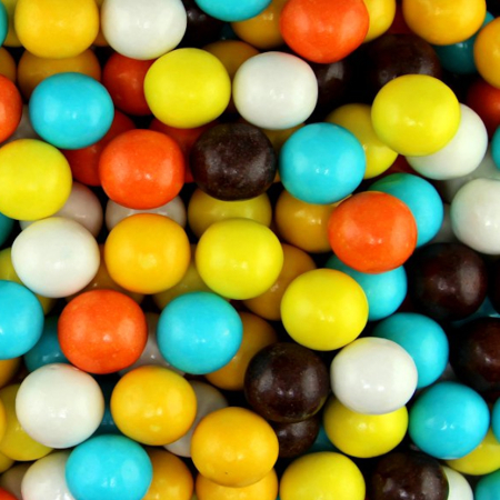 RUSGUM Бананы, кокосы, апельсиновый рай 22 мм 8*200 штук