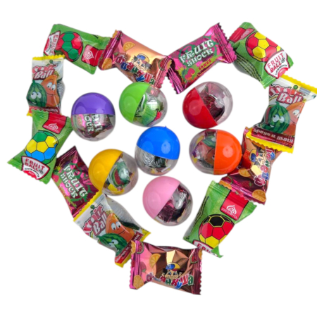 Жевательная резинка в капсулах 34*30 мм Летний МИКС  250 ШТ/УП