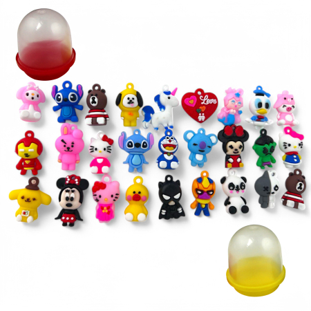 Игрушки в капсулах 28 мм Мультгерои 250 шт/уп