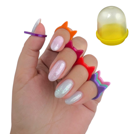 Игрушки в капсулах 28 мм  Колечки с ушками  250 шт/уп