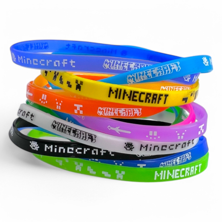 Браслет силикон тонкий (микс)