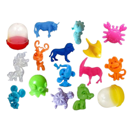Игрушки в капсулах 28 мм Животный мир 250 шт/уп (K)