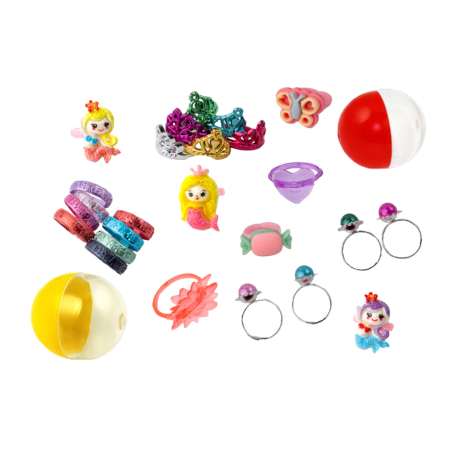 Игрушки в капсулах 34х30 мм Колечки 250 шт/уп