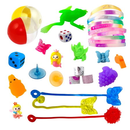 Игрушки в капсулах 34х30 мм Бинго микс 250 шт/уп