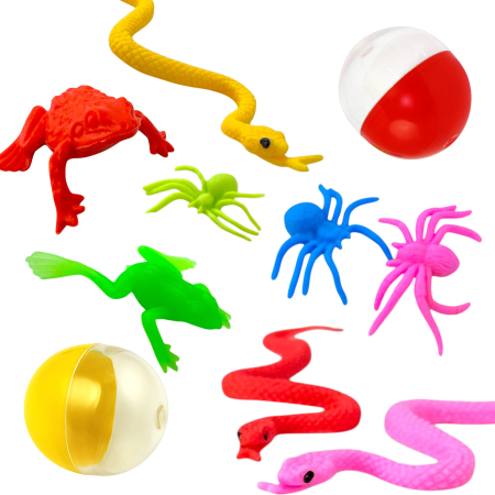 Игрушки в капсулах 34х30 мм Тропические обитатели 250 шт/уп  