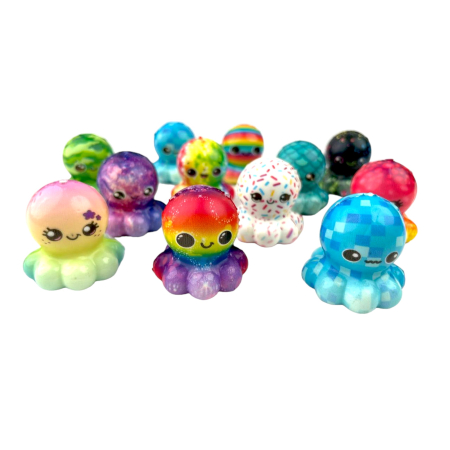 Игрушка Сквиш Осьминог 50шт