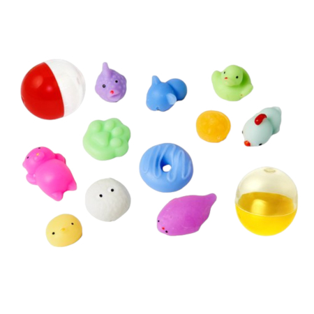 Игрушки в капсулах 34х30 мм Зефирки 250 шт/уп