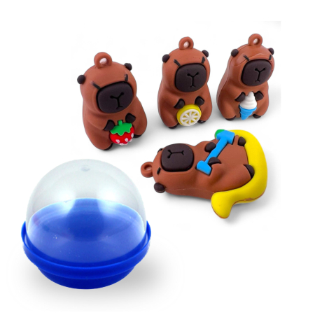 Игрушки в капсулах 45 мм Капибара100 шт/уп