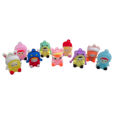 Игрушка фигурка "Вакуку" МОНОЦВЕТ  (1 пакет - моноцвет/вид -1000 шт) 