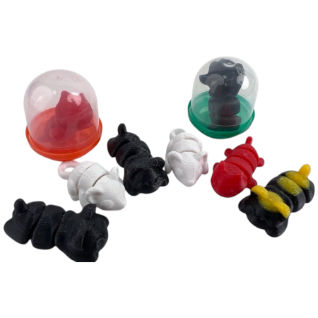 Игрушки в капсулах 28 мм Флекси МИКС 250 шт/уп