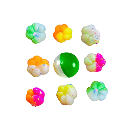 Игрушки в капсулах 34 мм Лапки 250 шт/уп (А)