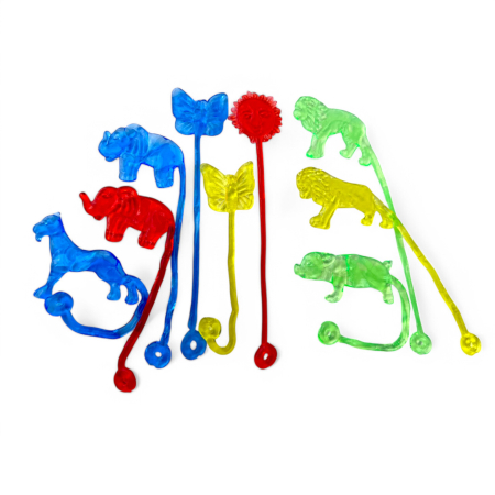 Игрушка Тянучка на палец животные 1000 шт.