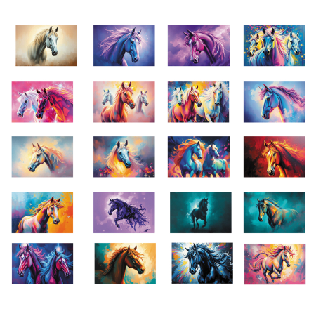 Магнит плоский "Символ 2026 года Лошади" 250 шт