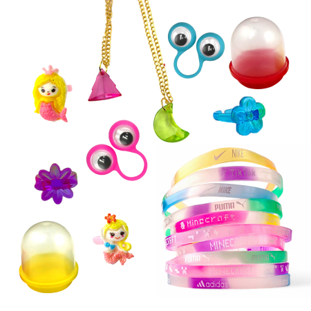 Игрушки в капсулах 28 мм Бижутерия люкс 250 шт/уп