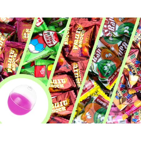 Жевательная резинка в капсулах 34*30 мм Летний МИКС  250 ШТ/УП