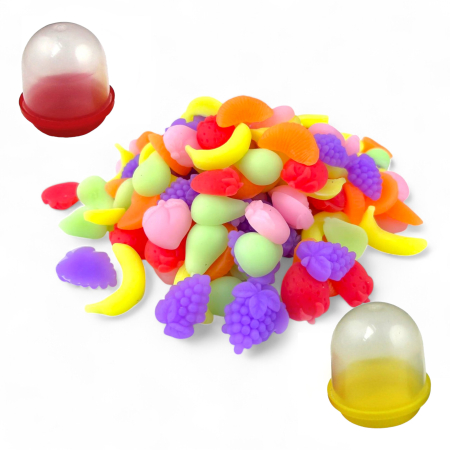 Игрушки в капсулах 28 мм Фруктики-мини 250 шт/уп 