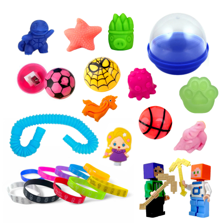 Игрушки в капсулах 45 мм Школа 100 шт /уп