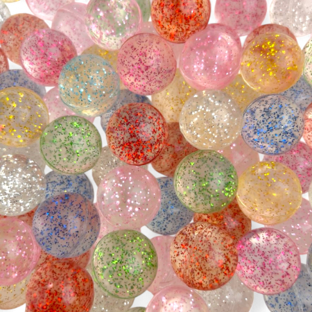 Мячи прыгуны 25 мм "Блестяшки" 100 шт