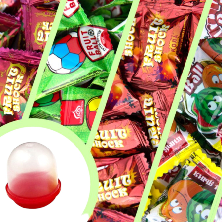 Жевательная резинка в капсулах 28 мм Летний МИКС  250 ШТ/УП