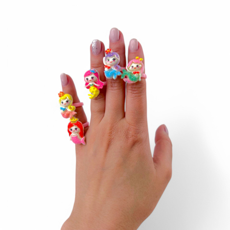 Кольцо Принцессы-русалки, 100 шт/упак