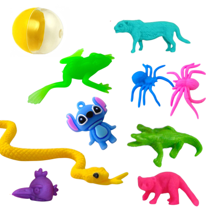 Игрушки в капсулах 34х30 мм Животный мир 250 шт/уп