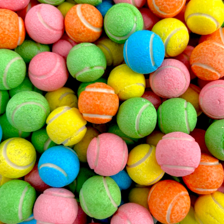 RUSGUM Теннисный мяч цветной 24 мм. 7*180 штук