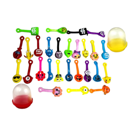 Игрушки в капсулах 28 мм Эмоджи (1 серия) 250 шт/уп (А)