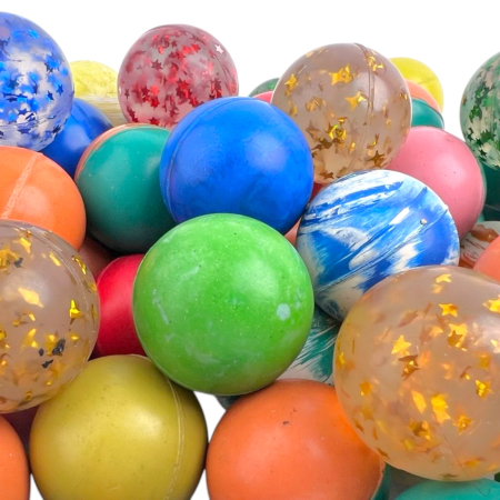 Мячи прыгуны 32 мм Супермикс, 50 шт/уп