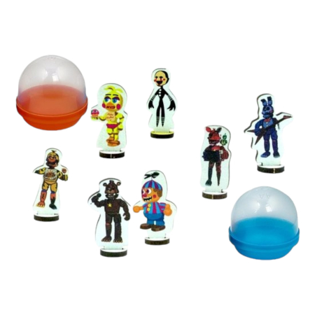 Игрушки в капсулах 45 мм Фредди 100 шт /уп (А)