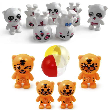 Игрушки в капсулах 34х30 мм Неваляшки-мини 250 шт/уп