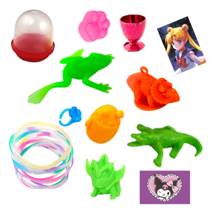 Игрушки (микс игрушек) в капсулах 28 мм Яркий 250 шт/уп