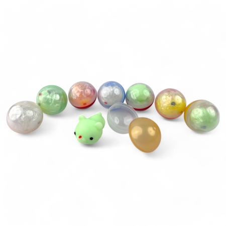 Игрушки в капсулах 34 мм Зефирки 250 шт/уп (А)