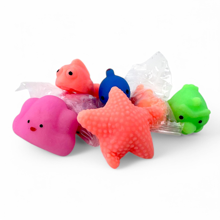 Игрушка сквиш морской 50 шт