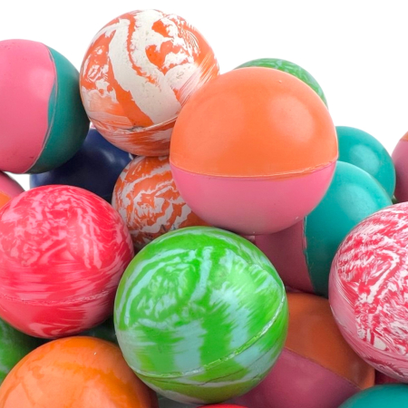 Мячи прыгуны 45 мм Супер микс, 25 шт/уп