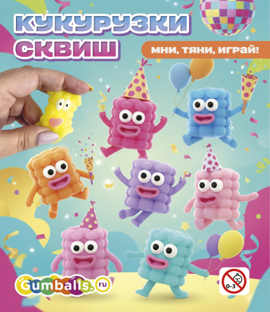 Дисплей для витрины ТА Small игрушки-сквиш "Кукуруза"