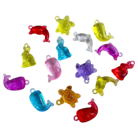 Игрушка "Прозрачные подвески"-2356G (370 шт/упак)