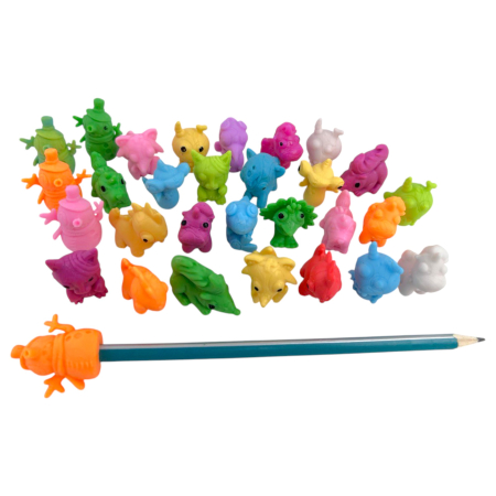 Игрушка насадка на карандаш Животные 500шт