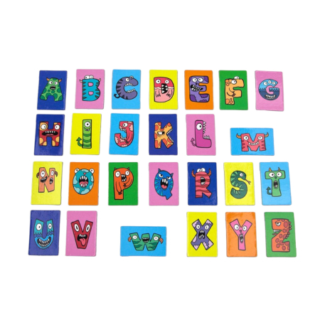 Магнит плоский "Алфавит английский" 250 шт.