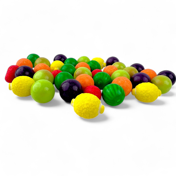 RUSGUM Фруктовая фантазия (фигурная) 24 мм. 7*180 штук