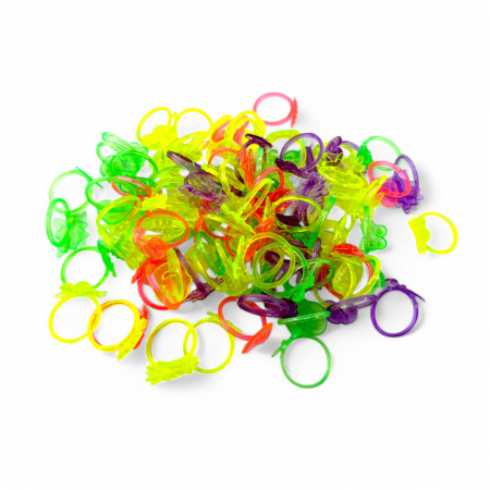 Кольцо Микс пластик 10000 шт