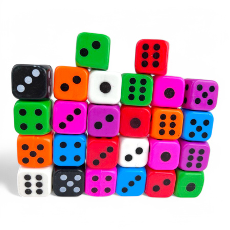 Игрушка Кубик 2,5 см 100 шт