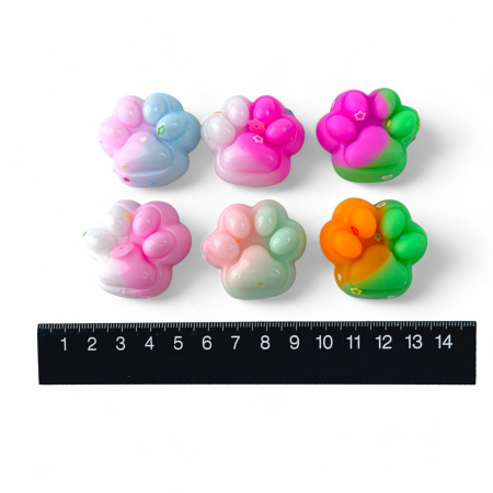 Игрушка Сквиш Лапки 100 шт