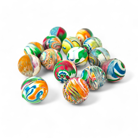 Мячи прыгуны 25 мм Стихия, 100 шт/уп