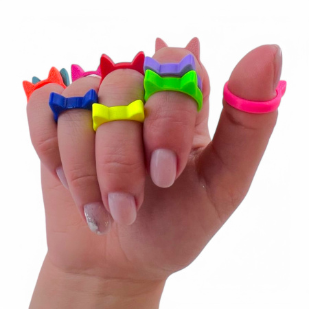 Игрушки в капсулах 34х30 мм  Колечки с ушками  250 шт/уп