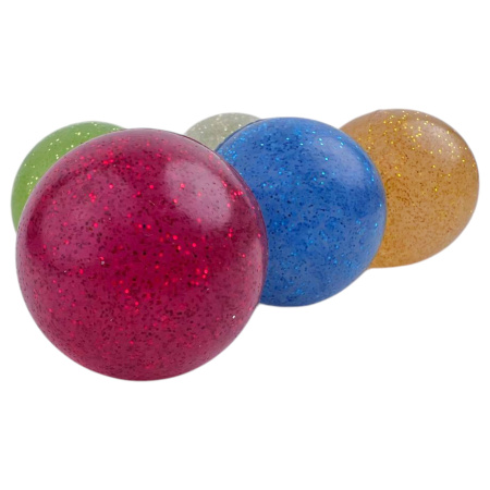 Мячи попрыгунчики Искристый 45мм, набор 5 шт.