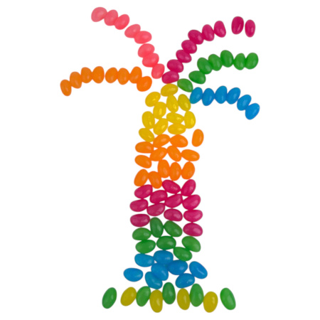 Конфеты желейные "Тропические цвета" 1 кг/уп